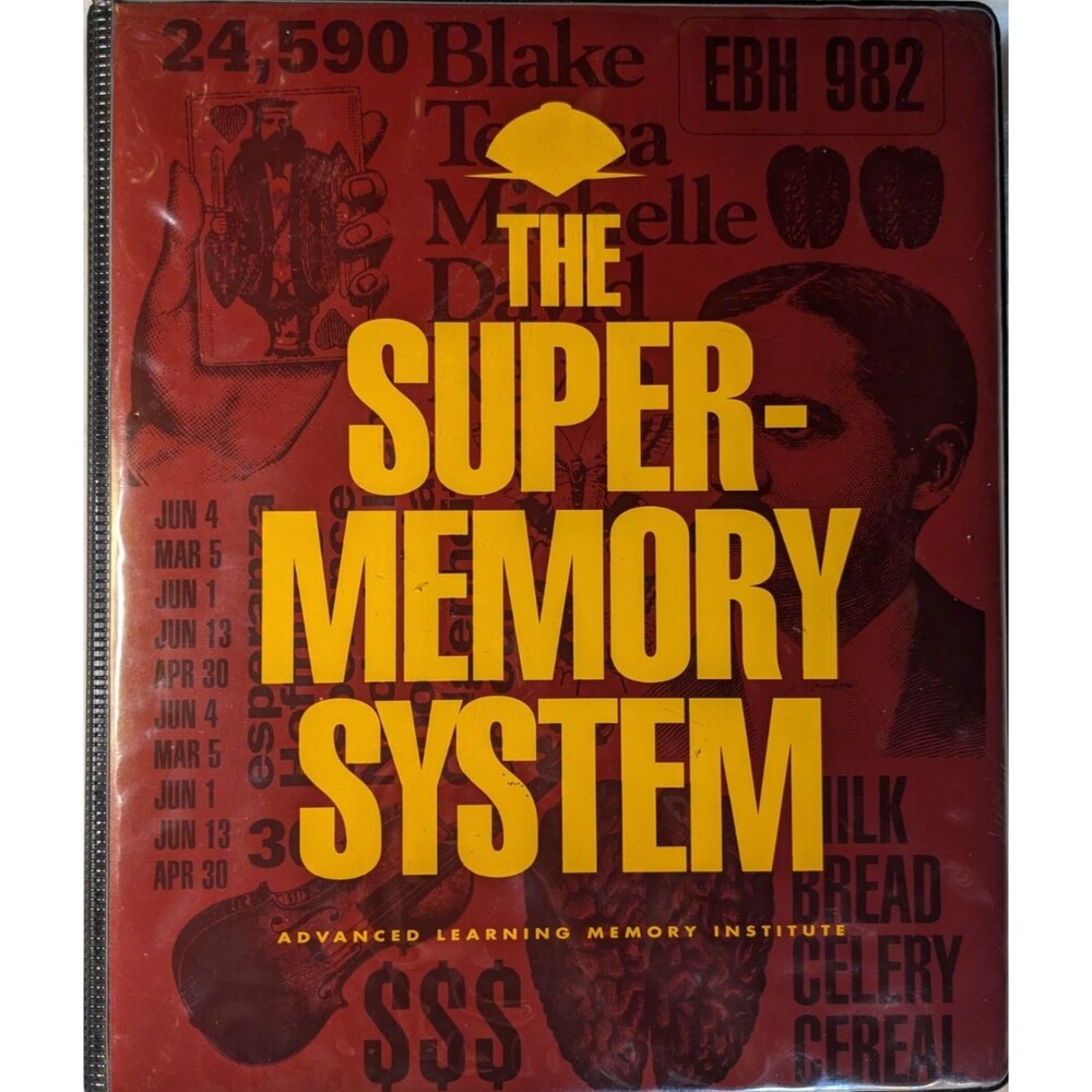 The Super Memory System Guide Advanced Learning Memory Institute Cassette & Book
